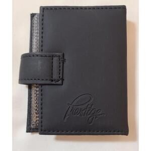 Prestige Black Vegan Leather Photo Holder Wallet Album Picture & Card Carrier